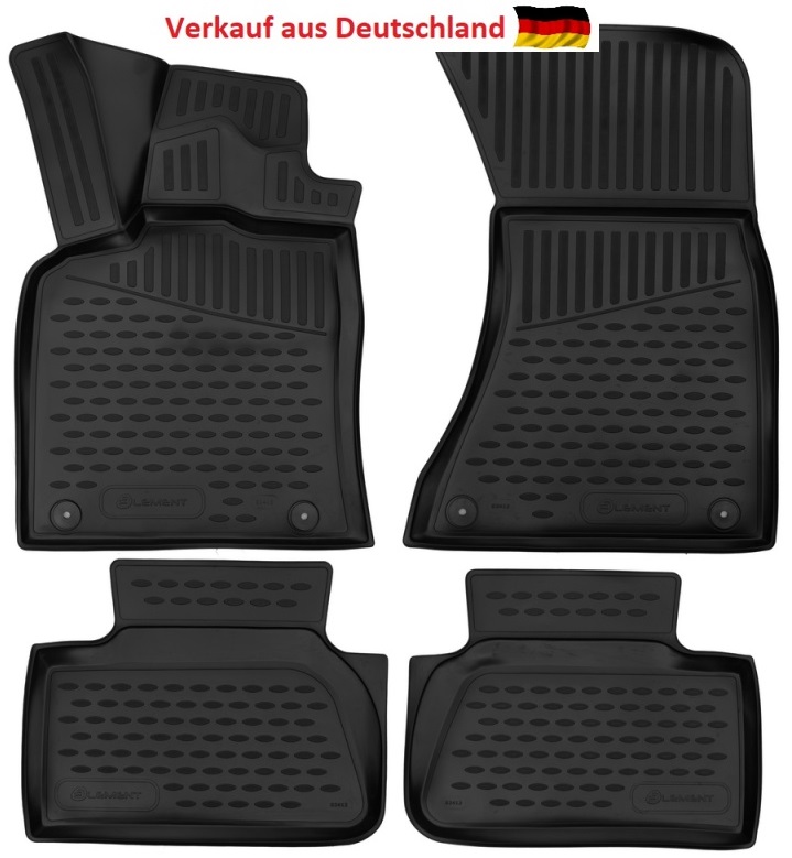 Fußraummatten Antirutsch Porsche Macan 4-teiliges Set - Jahr: 2018 ->