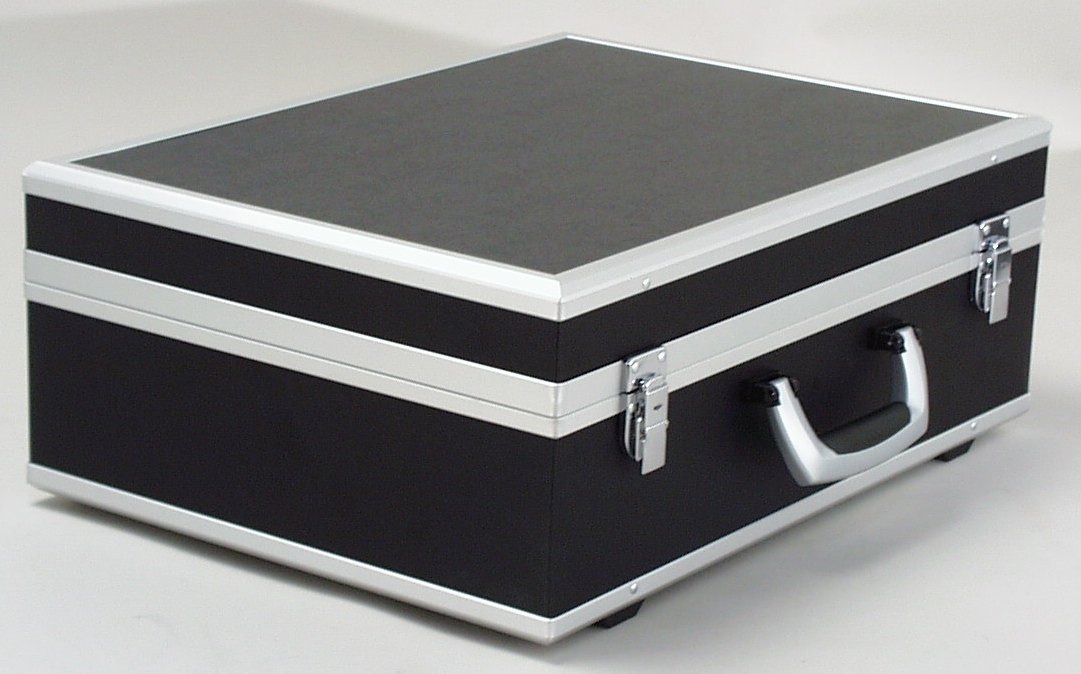 ROX Spurensicherungskoffer Aluminium schwarz