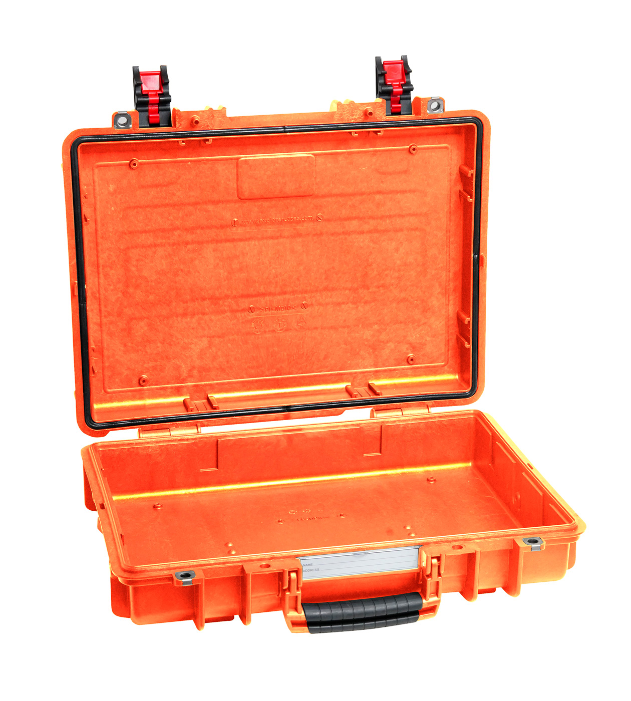 orange / leer