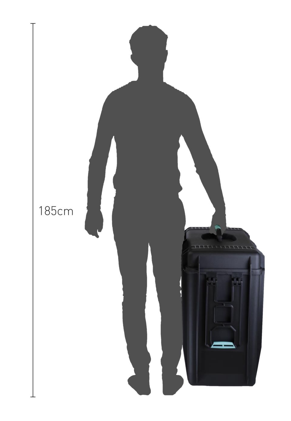 HPRC4800W Outdoorkoffer mit Rollen