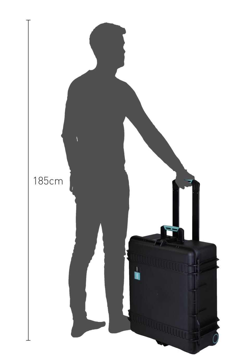 HPRC2700W Outdoorkoffer mit Rollen