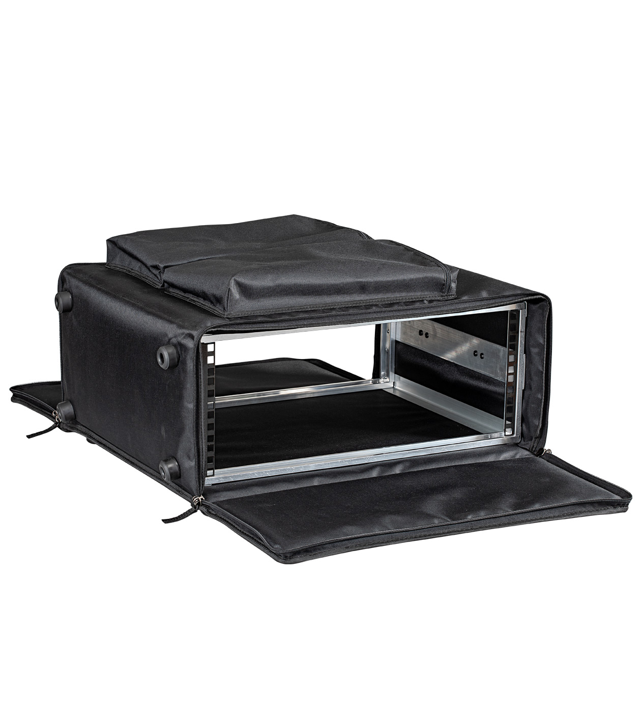 4U Soft 19" Rack Case mit Tragegriff (bis zu 420 mm Racktiefe)