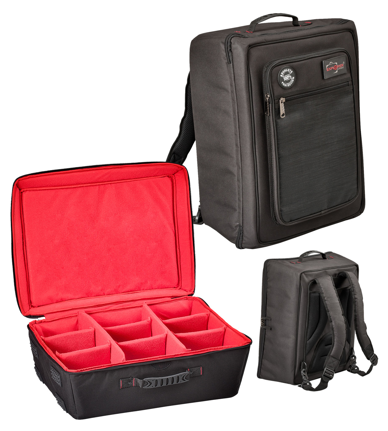 Backpack w/internal adjustable partitions, fits mod. 5325/5326