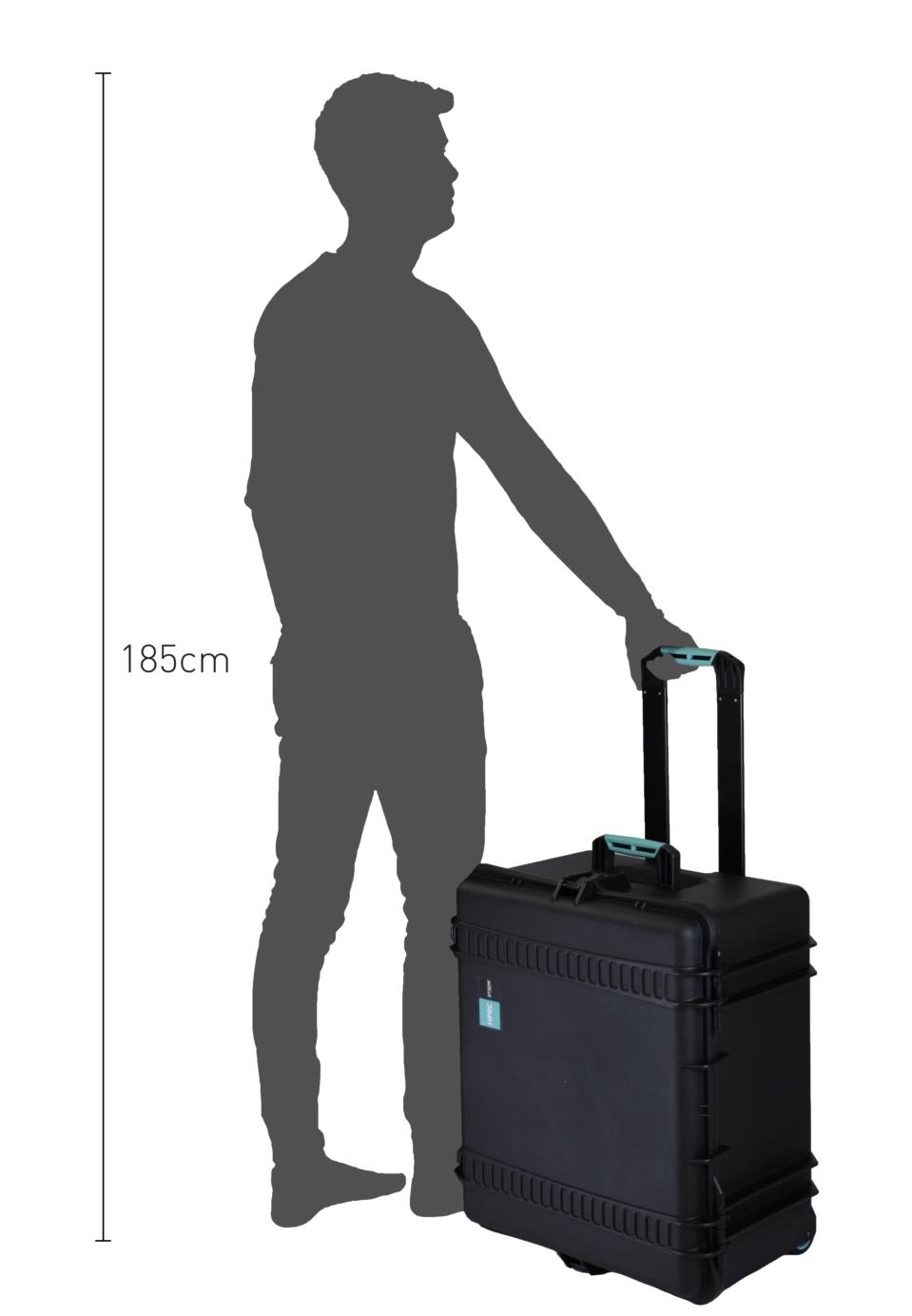 HPRC2730W Outdoorkoffer mit Rollen