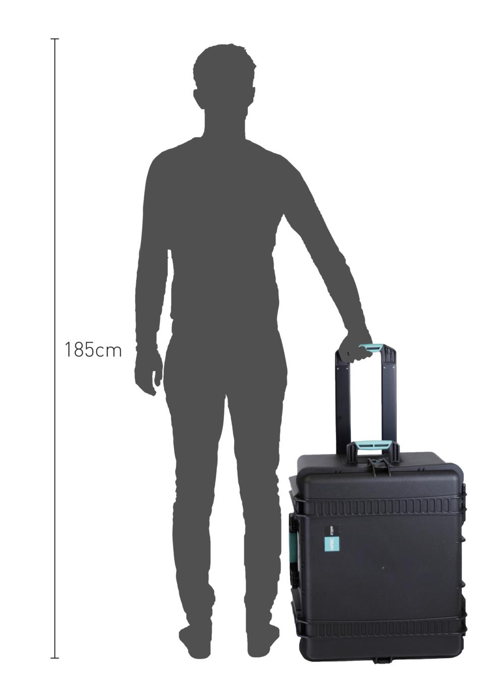 HPRC2730W Outdoorkoffer mit Rollen