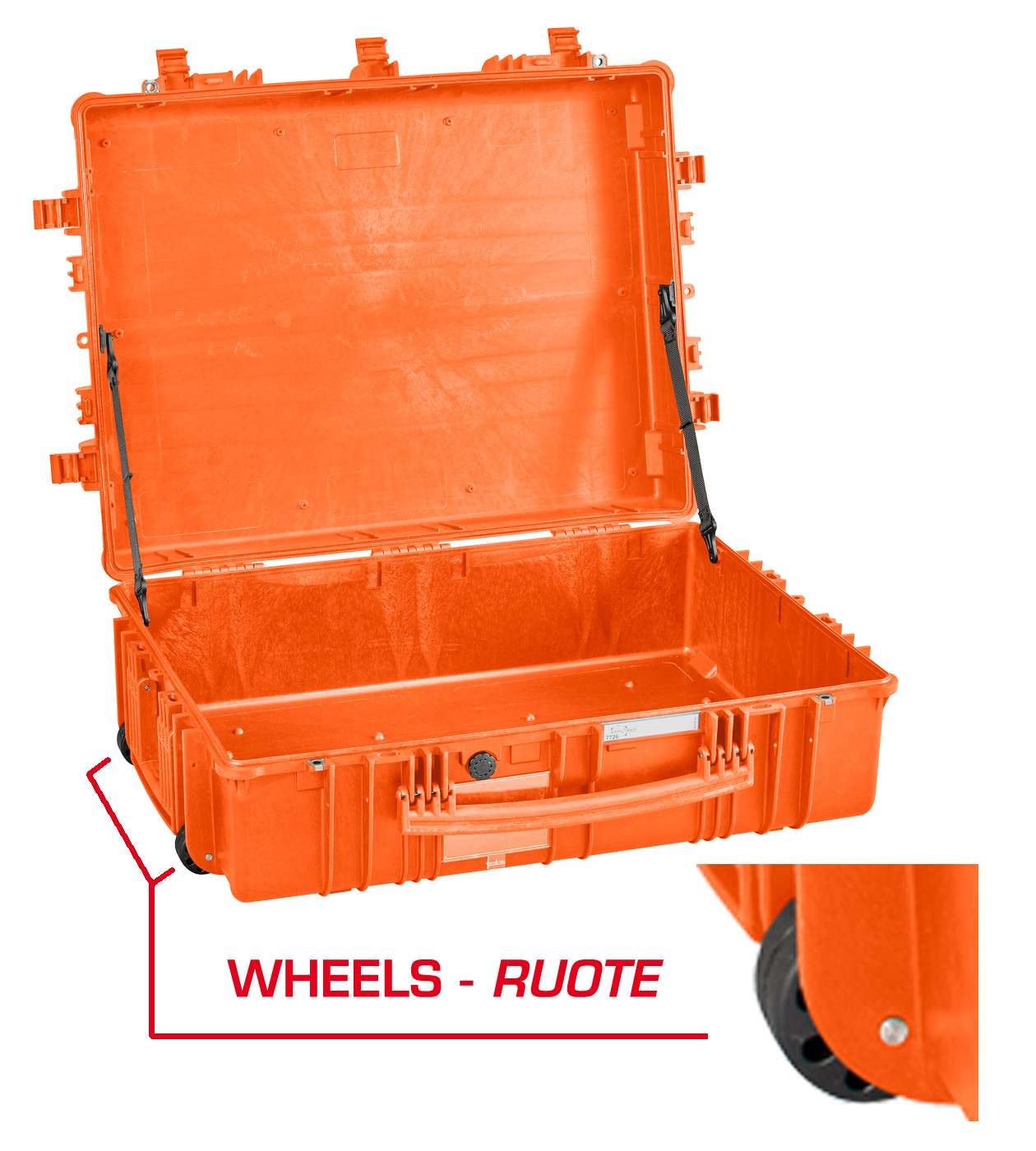 orange / leer