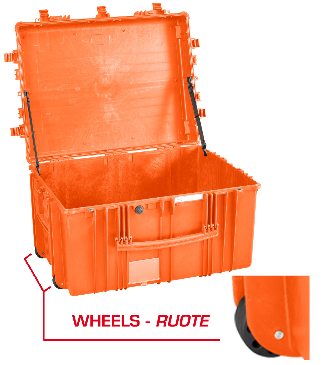 orange / leer