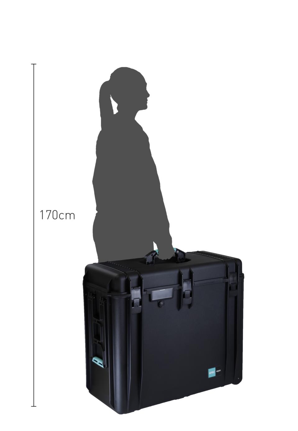 HPRC4800W Outdoorkoffer mit Rollen