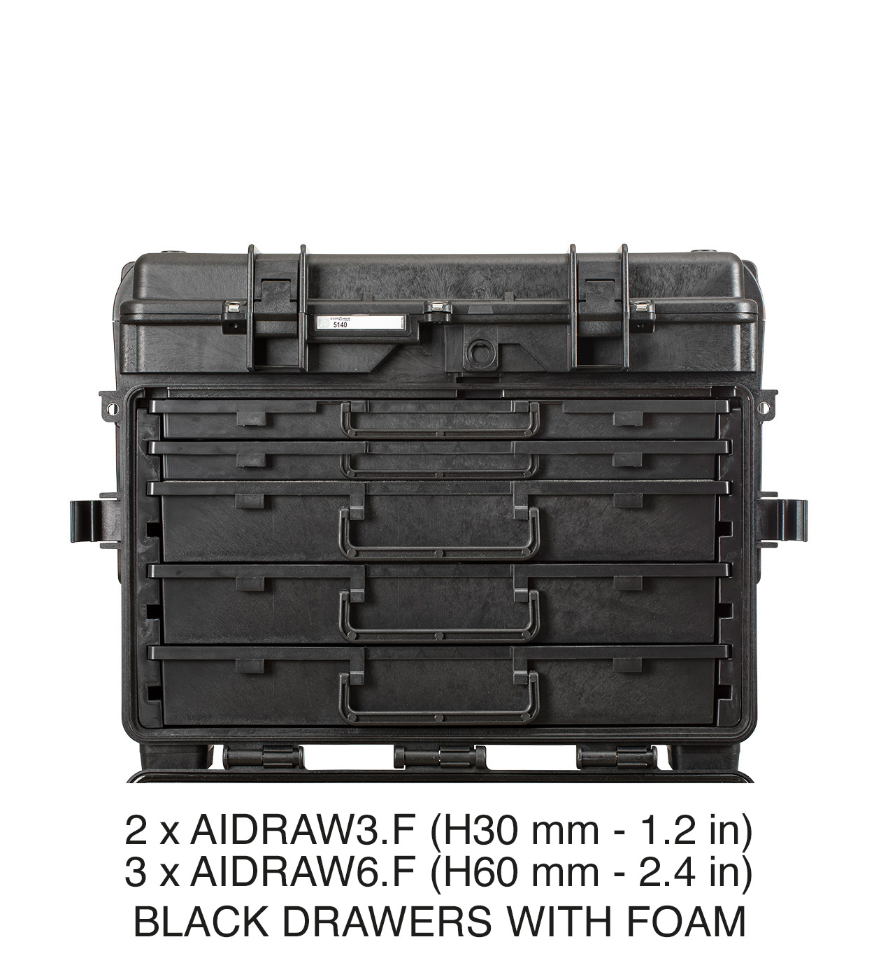 schwarz / mit 2 x AIDRAW3.E - 3 x AIDRAW6.E