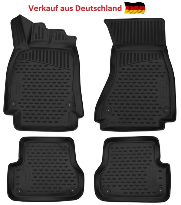 Fußraummatten Antirutsch Audi A6 4-teiliges Set - Jahr: 11-18 ->
