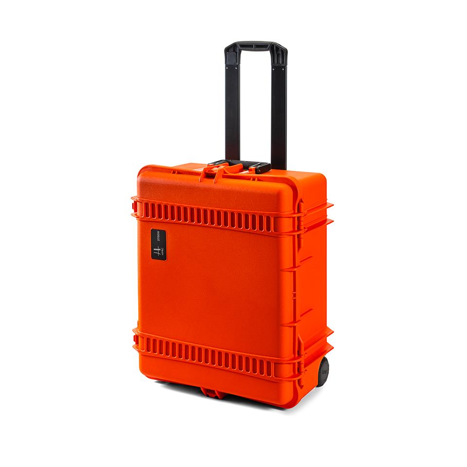 orange / leer