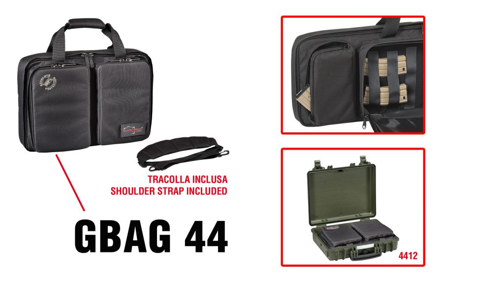 Waffentasche für 4412 & 4412HL (Einzelgerät), schwarz (geeignet für Pistolen & Maschinenpistolen)