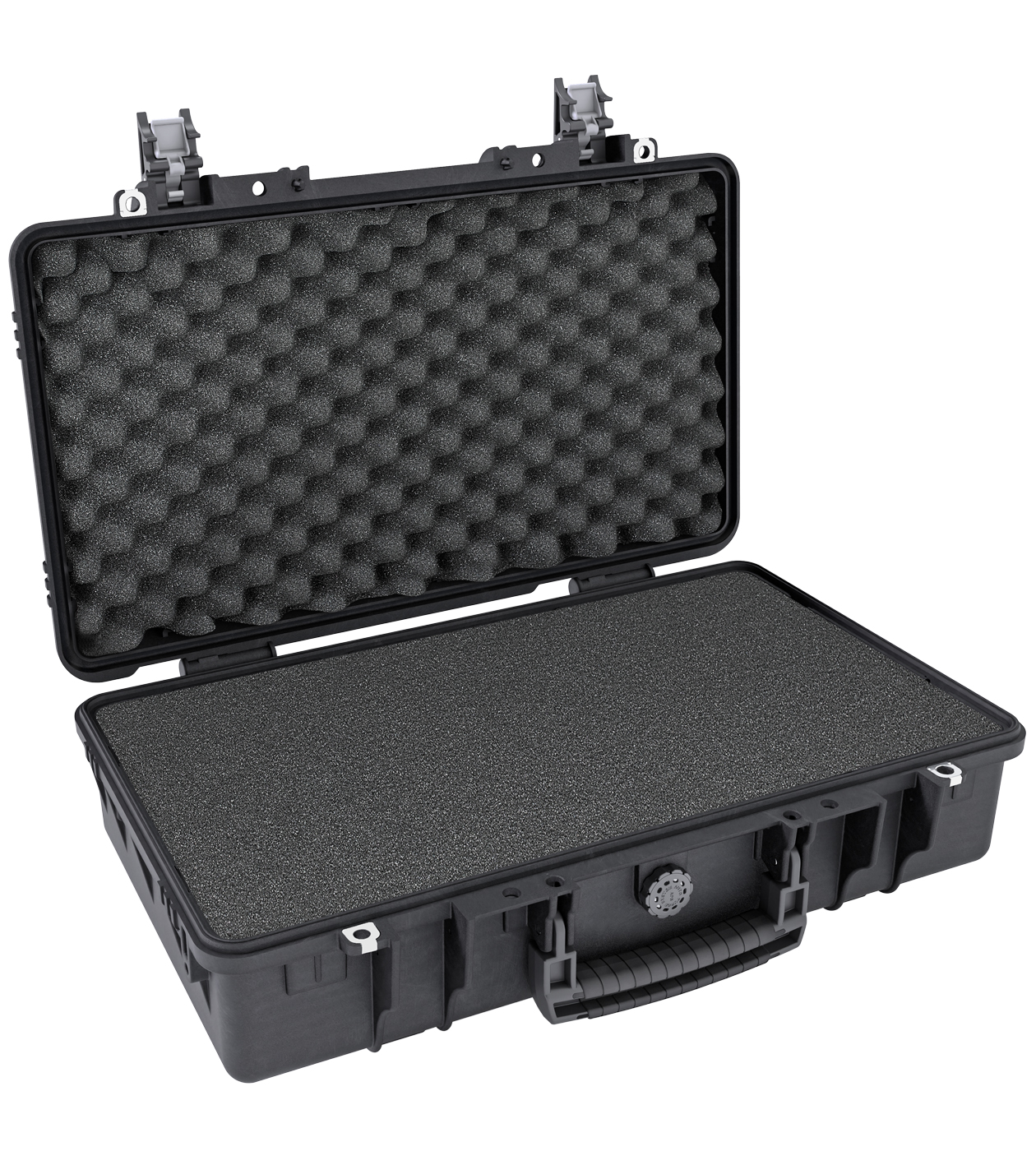 black / with pre-cubed foam